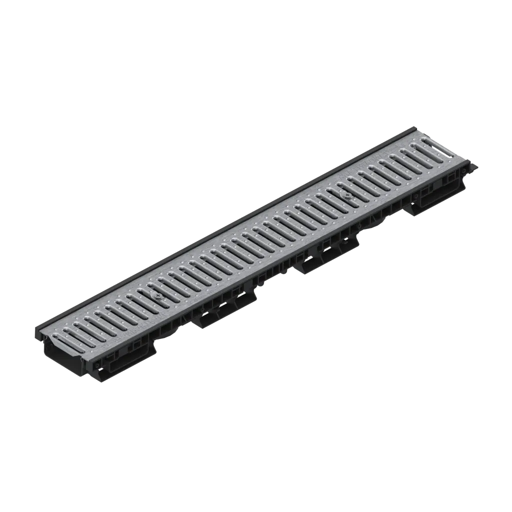 Ereszcsatorna készlet PP BASE LN100 Hext.60 grill OZ A15 1000x156x60 (0805020101)
