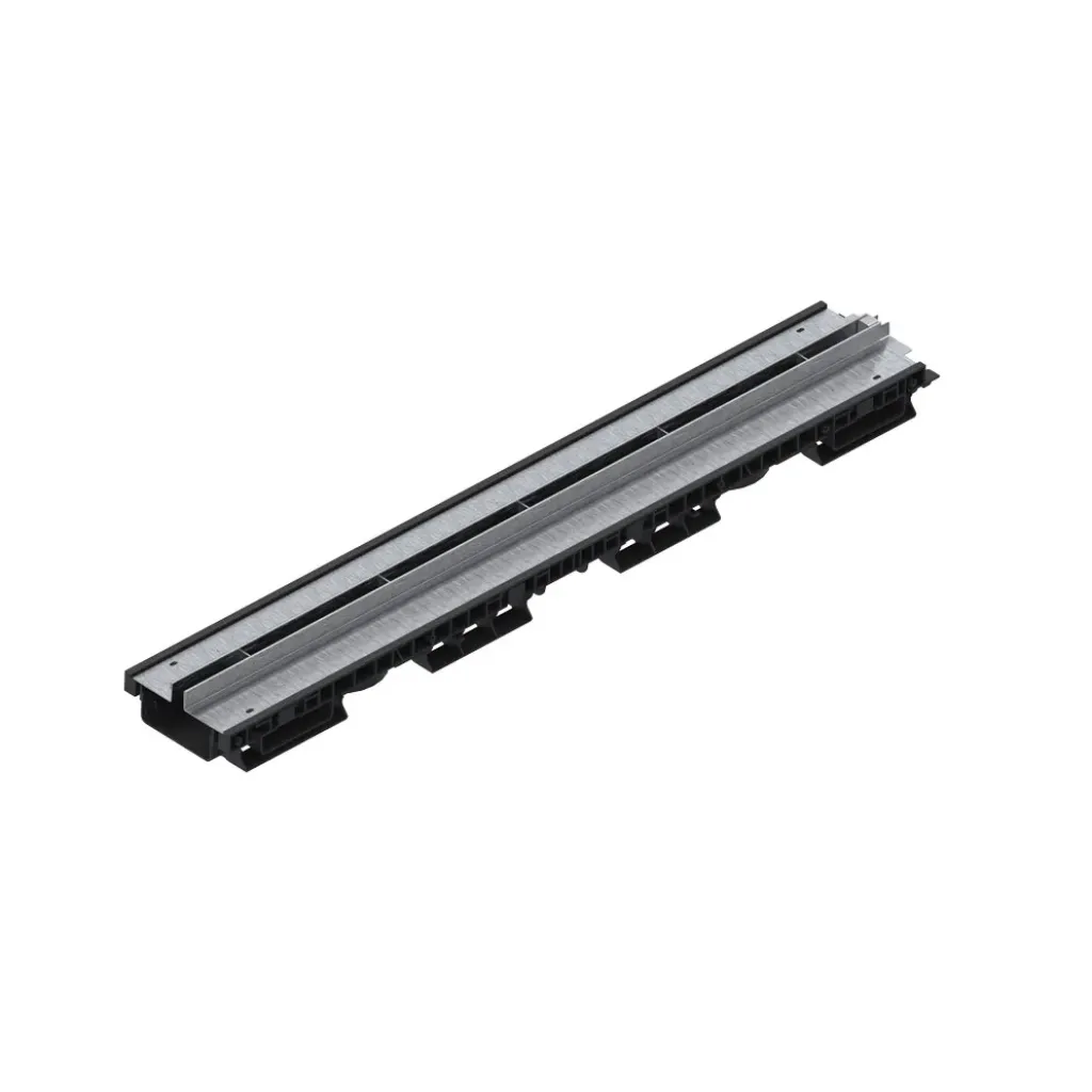 Ereszcsatorna készlet PP BASE LN100 Htot.75 grill OZ típusú Fanta T H25mm A15-C250 1000x156x75 (080501T25)