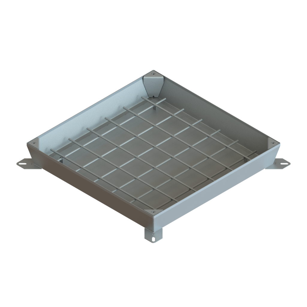 Borító OZ URBAN UNIFILL HIDDEN négyzet 580x580 PL.500x500 Hext.80 Hin.40 B125 zárral (3041-58.8-3)