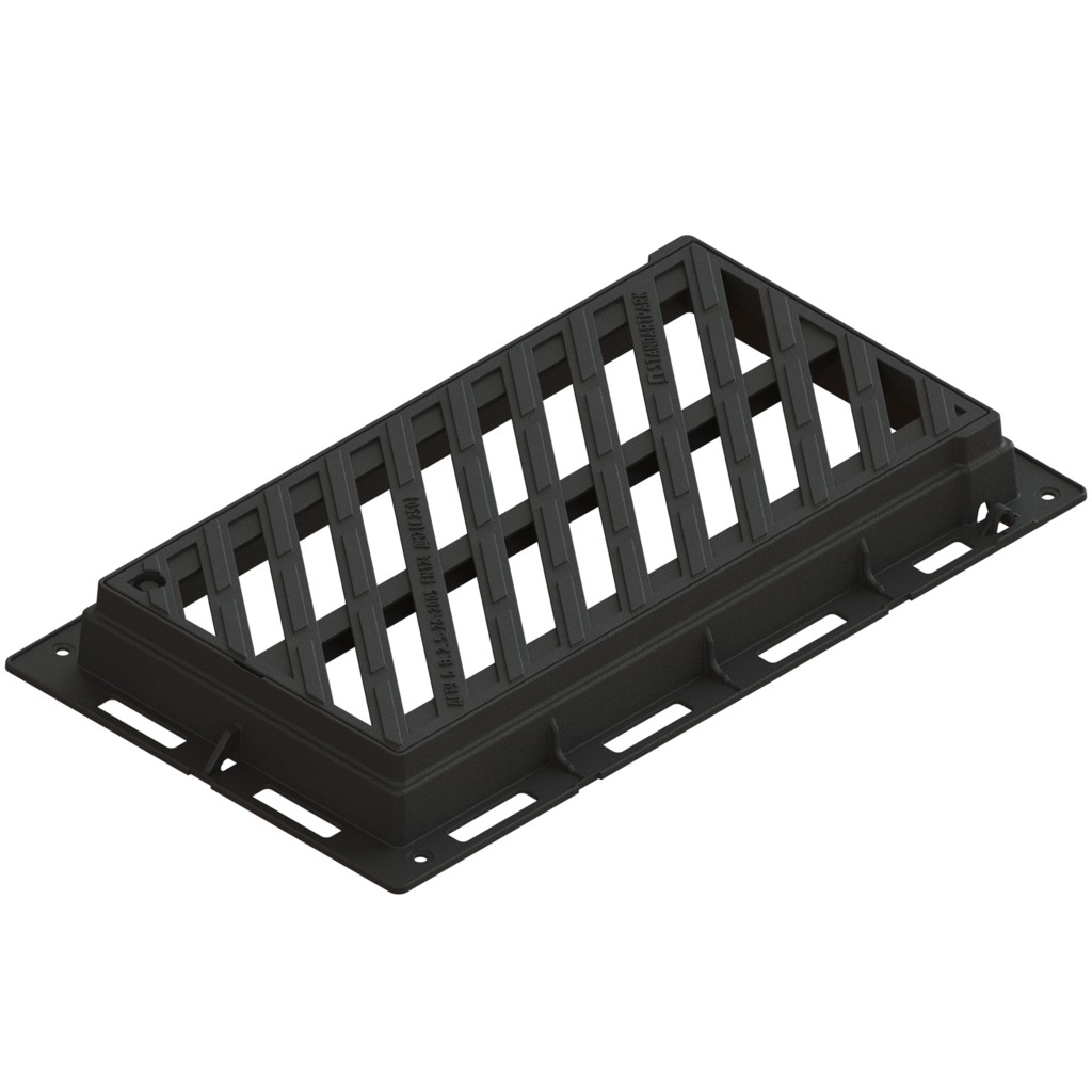 VÁROSI öntöttvas grillsütő négyzet Dex.1020x561 PL.853x394 Hext.100 EUROPE D400 (323510.6/10-55)