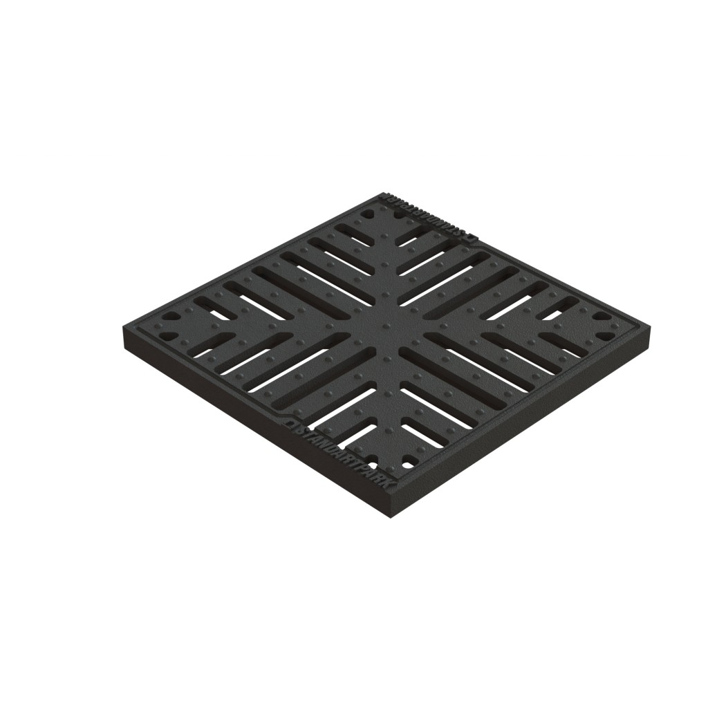 Öntöttvas grill BASE FLAKE szögletes kandallóhoz B125 300x300 (3334)