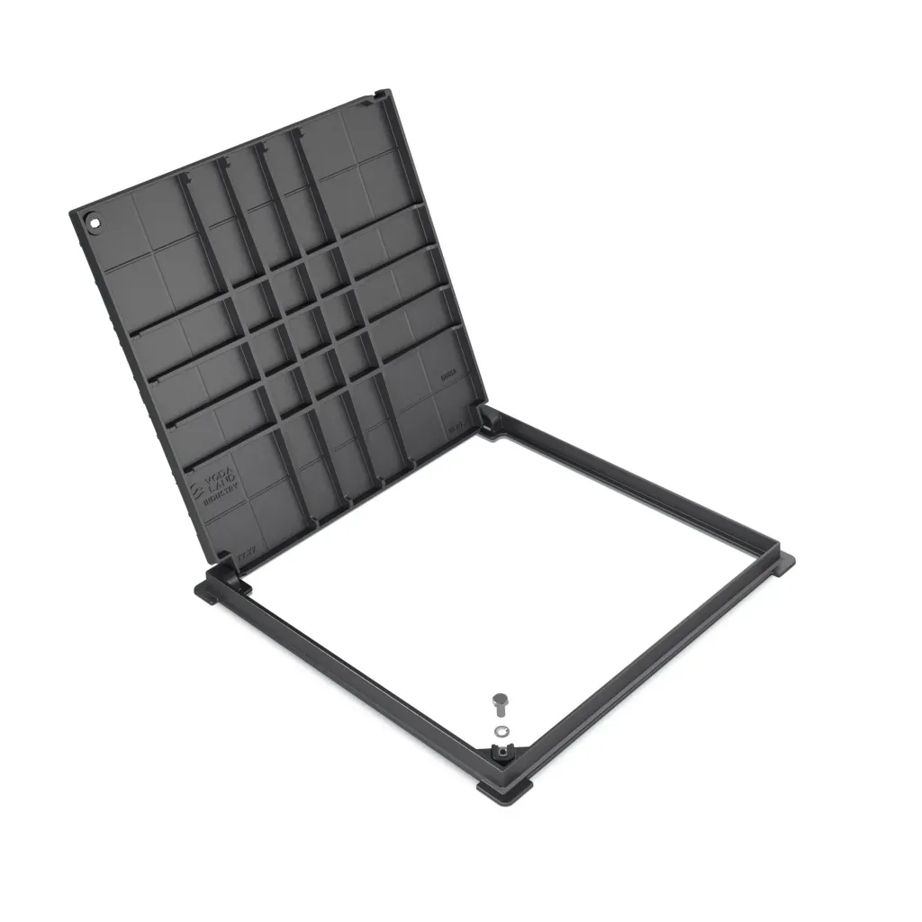 FONTA URBAN négyzet alakú fedél kerettel 520x520 Ma. 37 Sz. 450x450 Mé. 125 (35455-38)