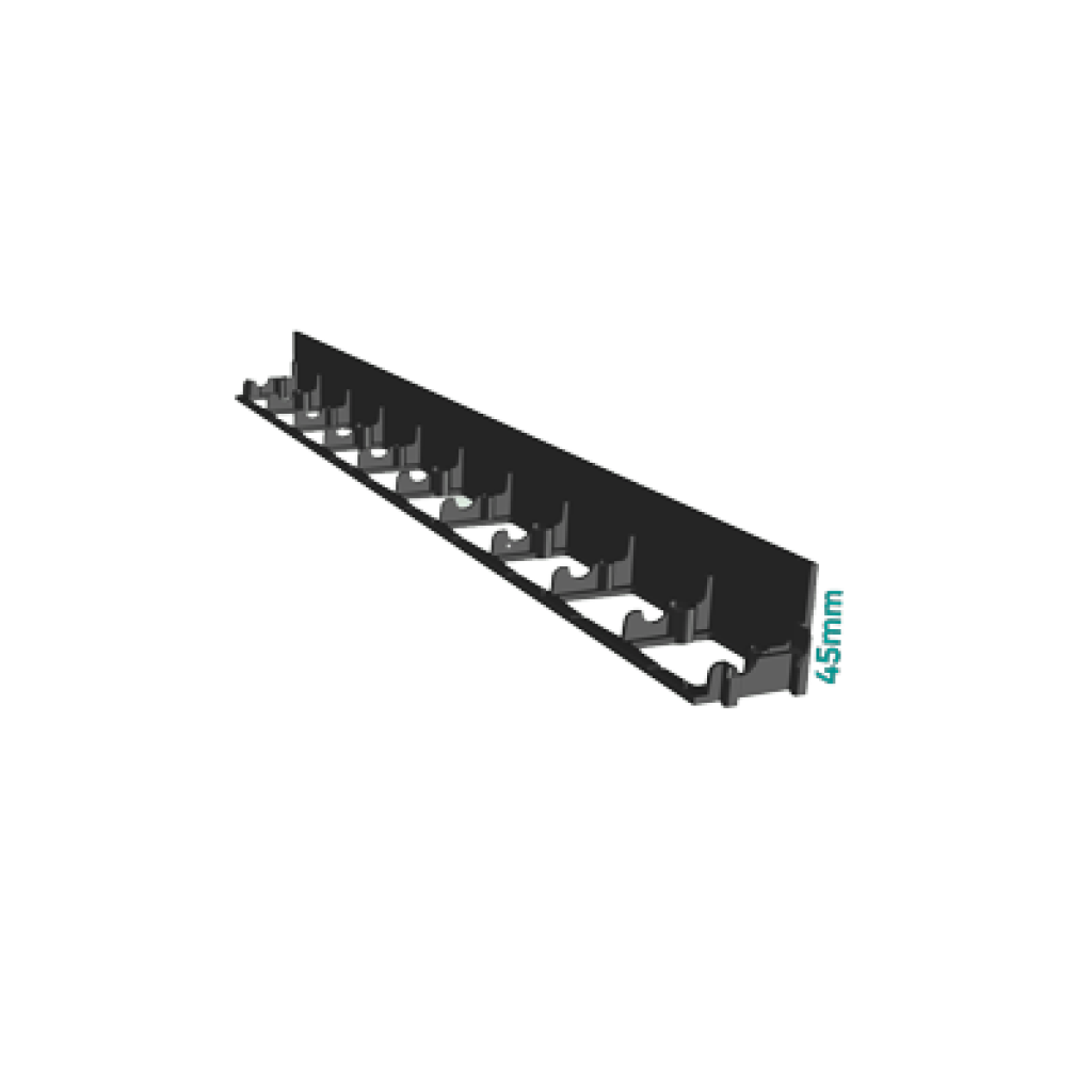 PP TERRA járdaszegély burkoláshoz ÚJ FIX L=1 m, PL, H45 (SB45B)