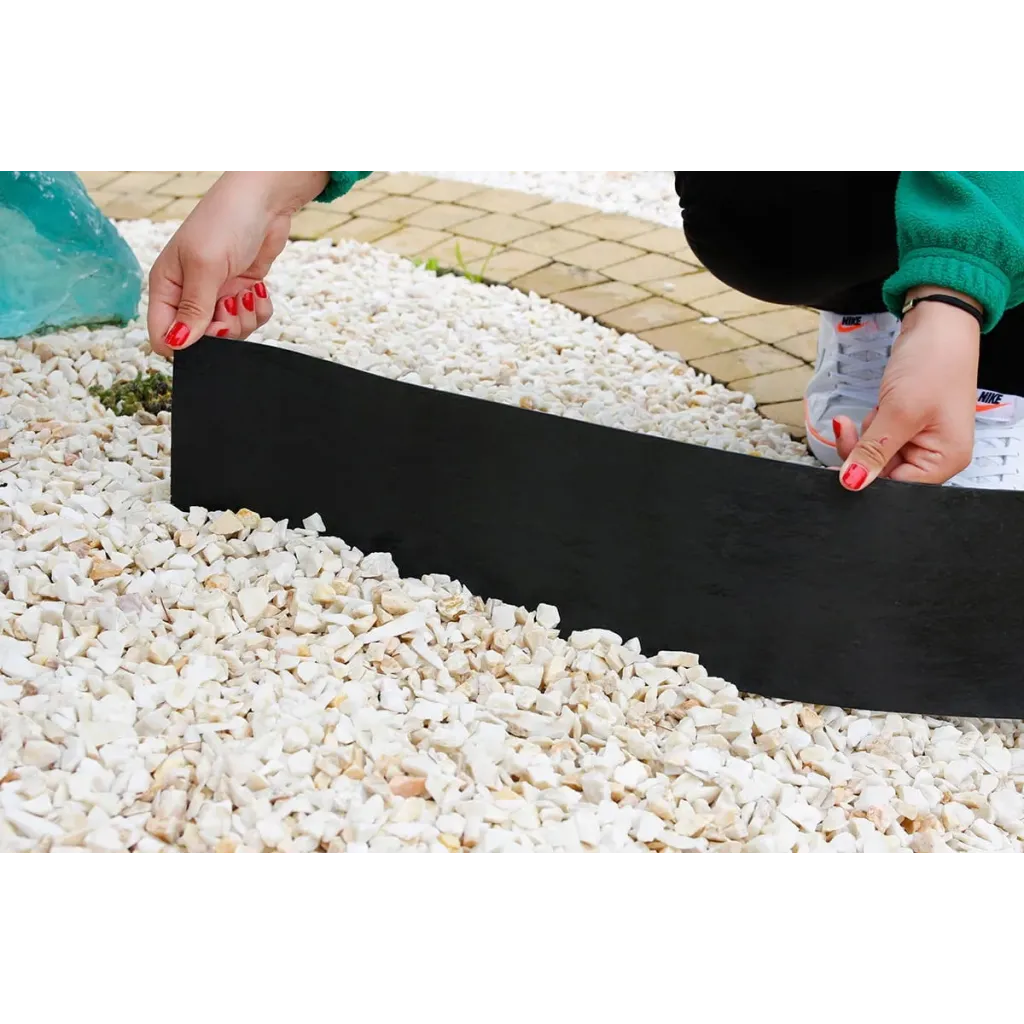 Gyepleválasztó csík PP TERRA Green H15 cm x L9 m (8215-V)