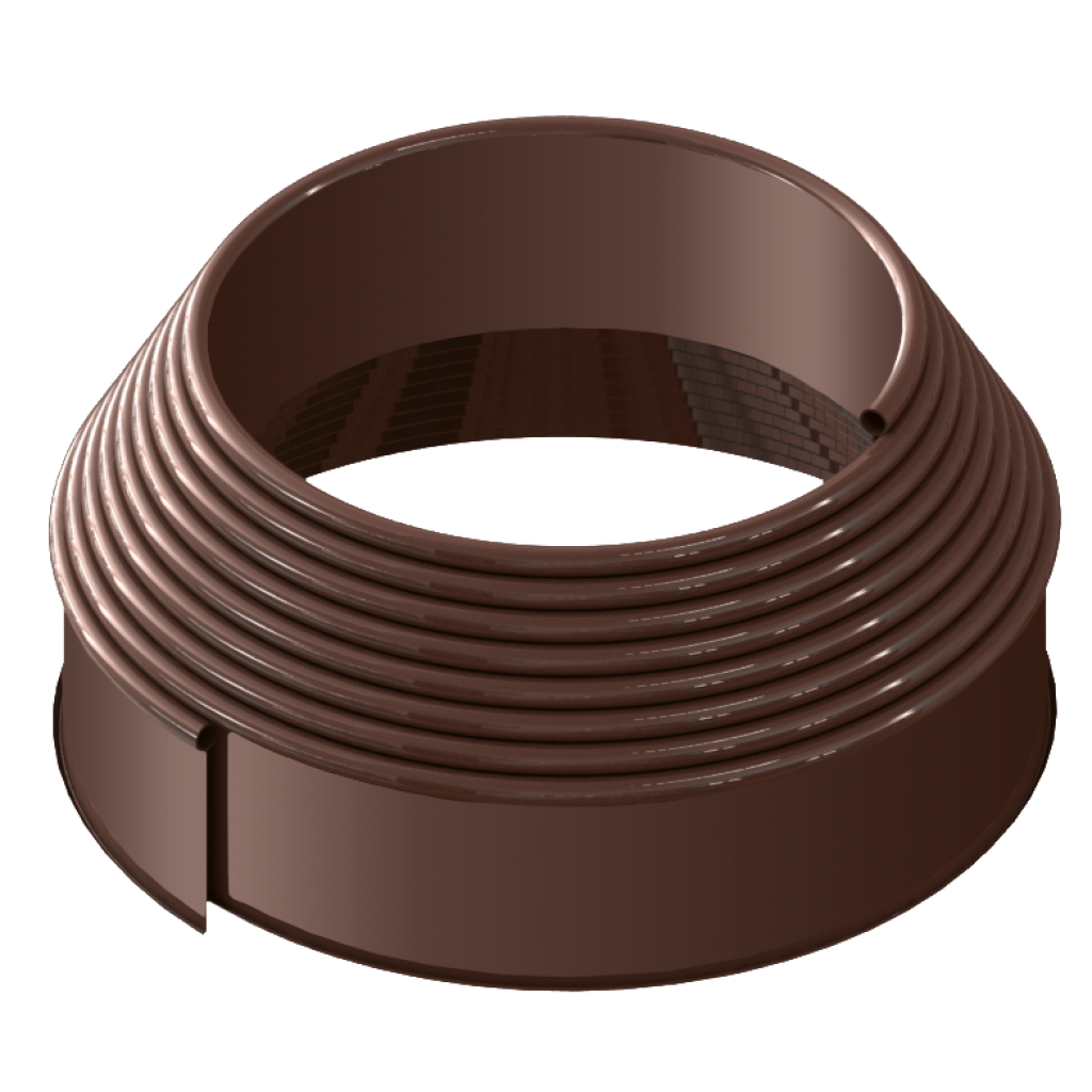 PP gyepleválasztó TERRA COUNTRY LINE Barna H10 cm x D9 m (82952-M)