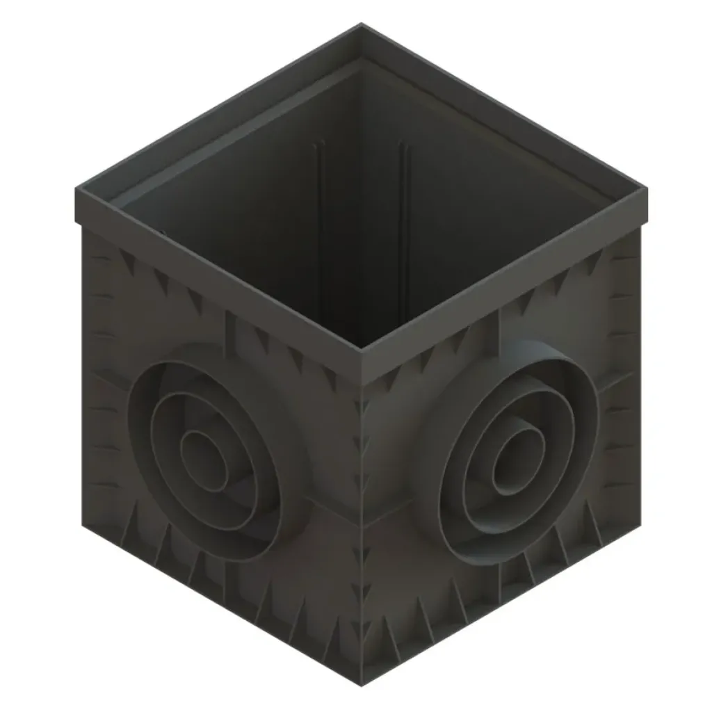 Kandallókészlet PP BASE négyzet Fekete grill PP gyalogos 300x300 (083703385)