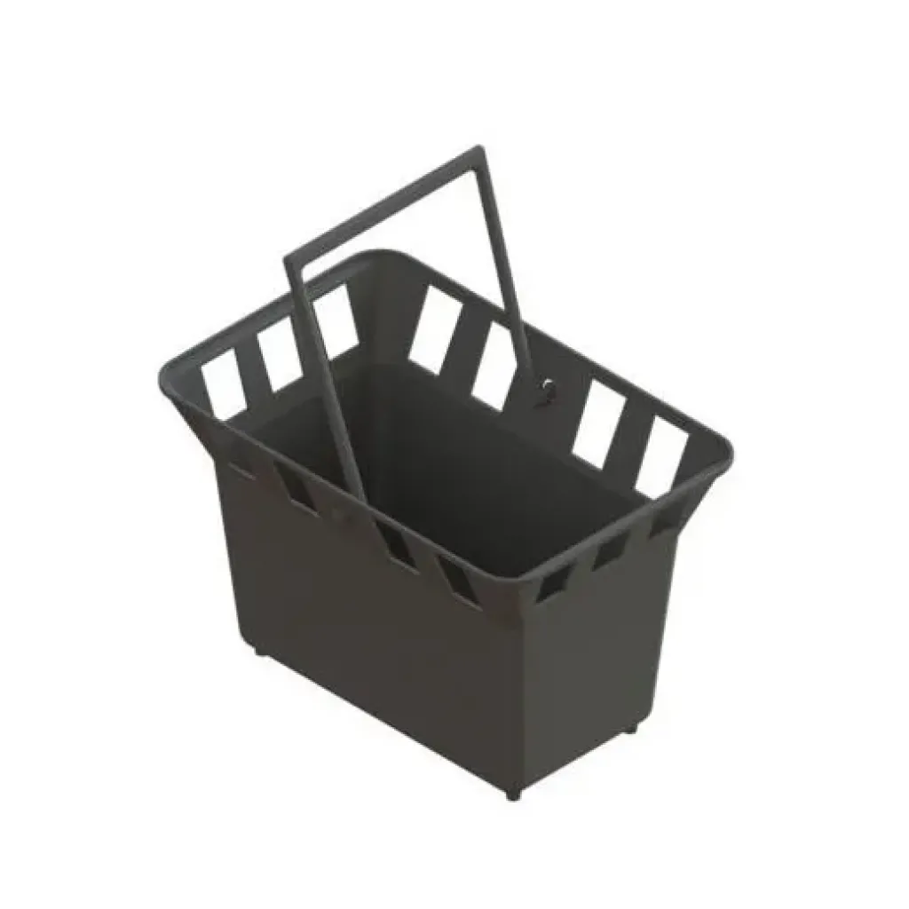 Kandallókészlet PP BASE négyzet Fekete grill PP gyalogos 300x300 (083703385)