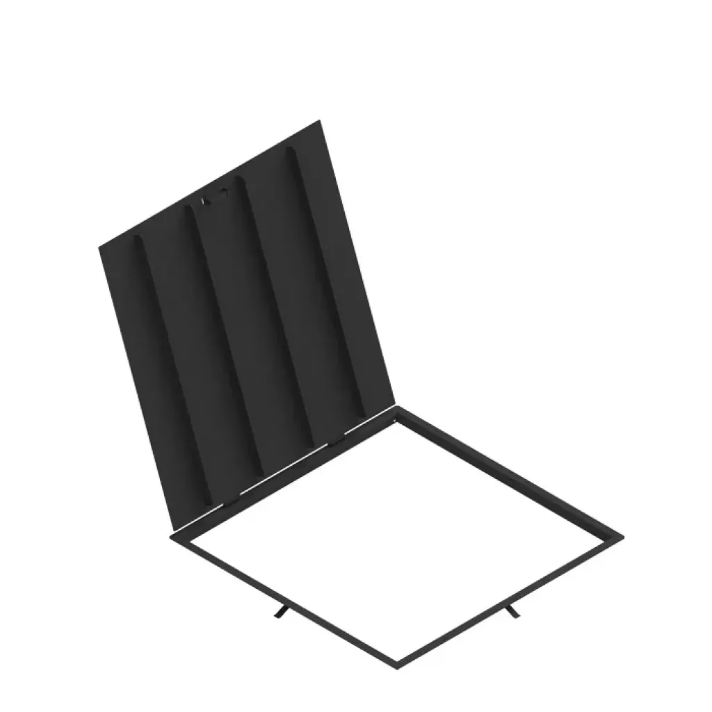 Festett fém burkolat URBAN Access square 900x900 PL.846x846 Hext.33 gyalogos fogantyúval (5000.4241-90)