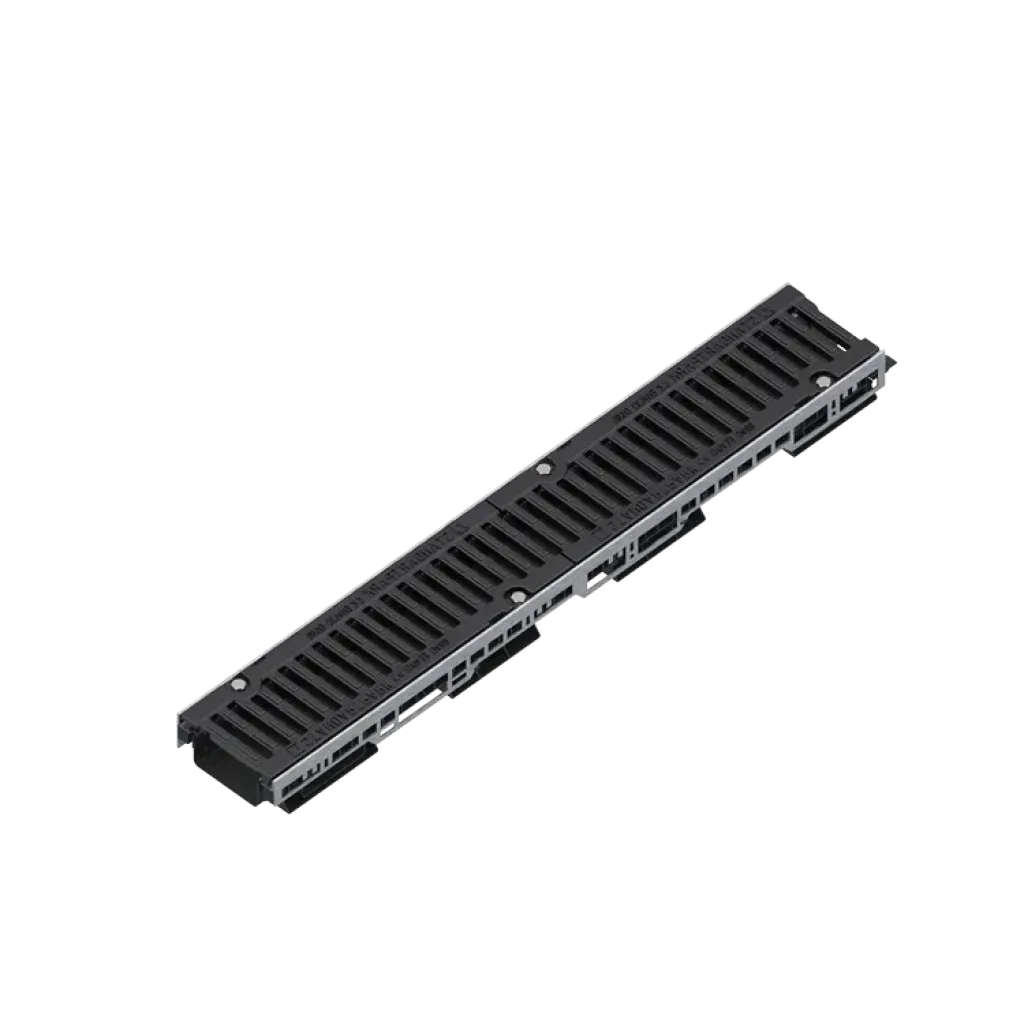 Ereszcsatorna készlet PP PRO LN100 Hext.75 élek OZ grill öntöttvas D400 1000х160х75 (080513043-M)