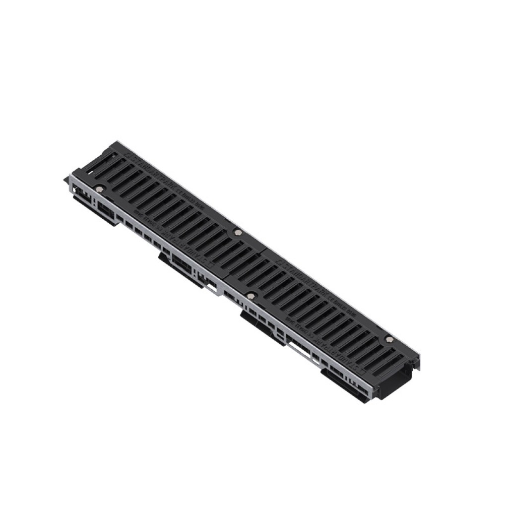 Ereszcsatorna készlet PP PRO LN100 Hext.75 élek OZ grill öntöttvas D400 1000х160х75 (080513043-M)