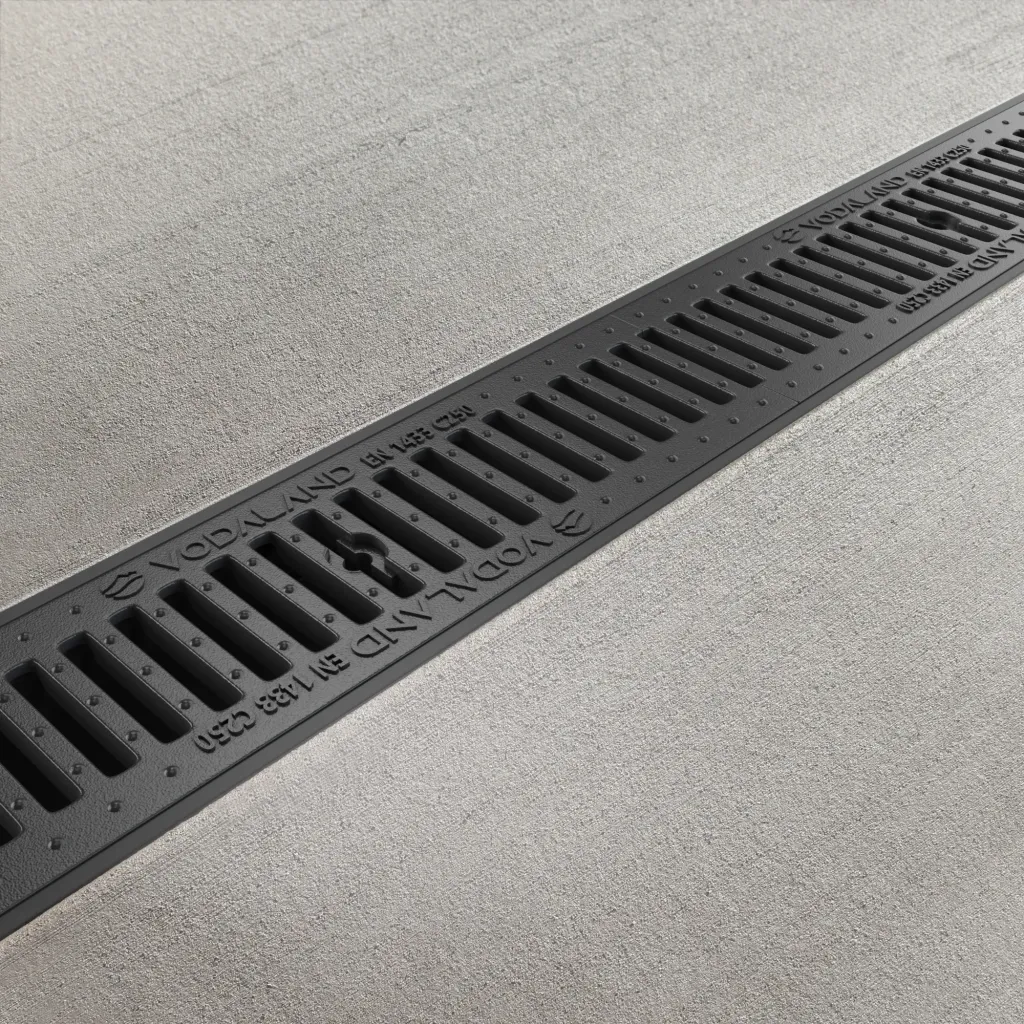 PP ALAP LN100 Hext.120 ereszcsatorna-készlet klasszikus C250 ÖNTÖTTVAS rács 1000x156x120 (080120283031)