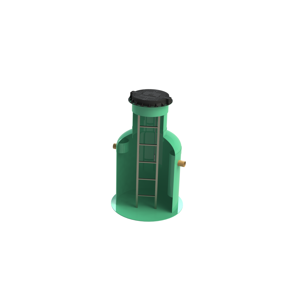 Leválasztó GRASIMI GRP GEasy 1LS D620 H1230 IN/OUT Ø110 (SGGLR1LS)