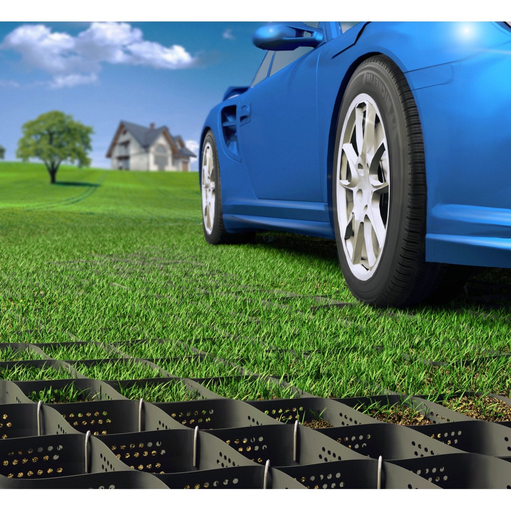 KIT Geocells TERRA Htot.100mm 2,5m x 6m 15,3m2 10 OZ-os horgonyokkal (87101930-10)