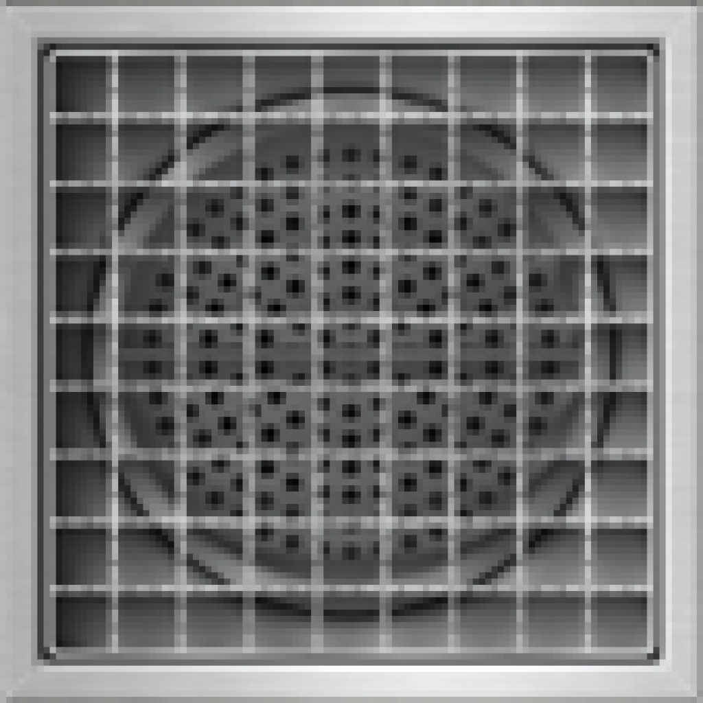 ROZSDAMENTES szifon 250x250, csúszásmentes grillsütő típusú függőleges kimenettel DN150 L15 250x250x314 (0522.15.11.3AS)