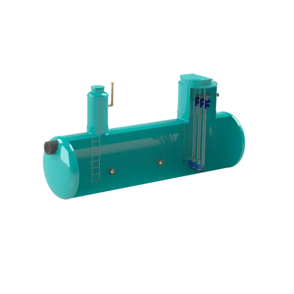 Modell Reservoir GRP szivattyúállomás PBase hidraulikus telepítési szivattyúk telepítése nedves helyiségben (RSPV-Model-PS)