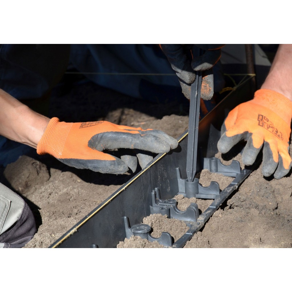 Kit Border PP TERRA burkoláshoz ÚJ FIX L=1 m, 3 horgony mellékelve, H45 (SB45B3A)