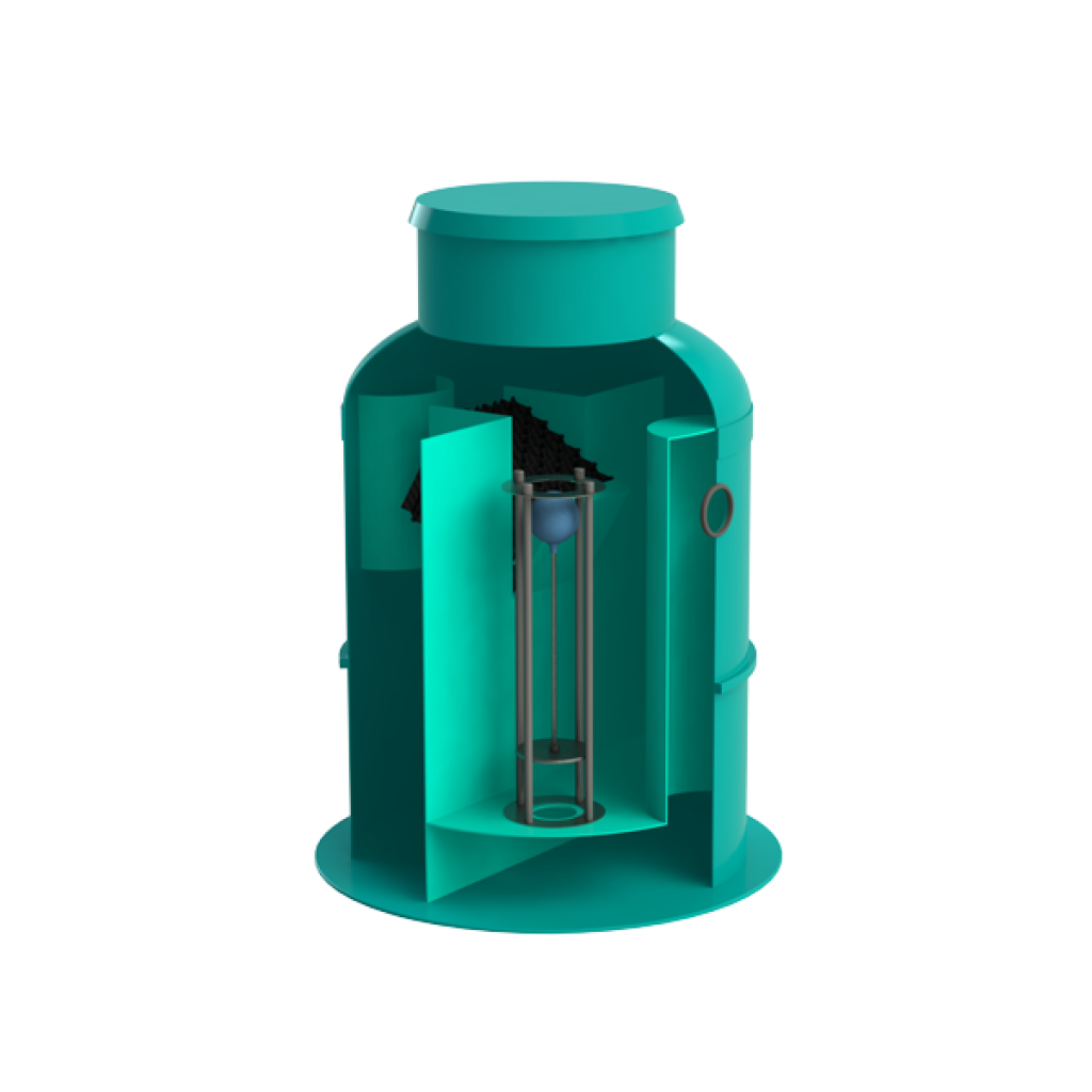 Szénhidrogén-leválasztó GRP OilBase OB1-1LS D800 H1300 TN100 Ø110 (SHOB1-1LS)