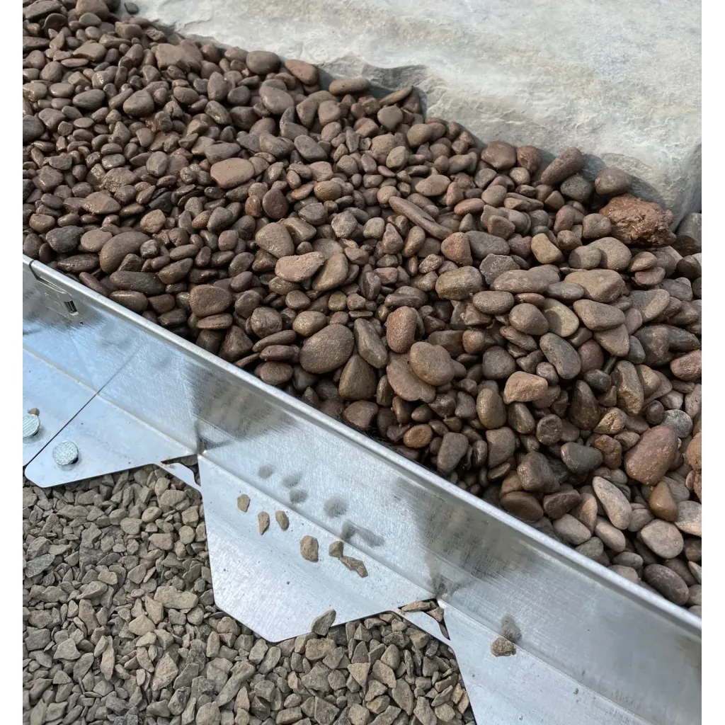 INOX ROZSDAMENTES TERRA szegély burkoláshoz ACÉL SZEGÉLY L=1m H=150mm (SSED-150)