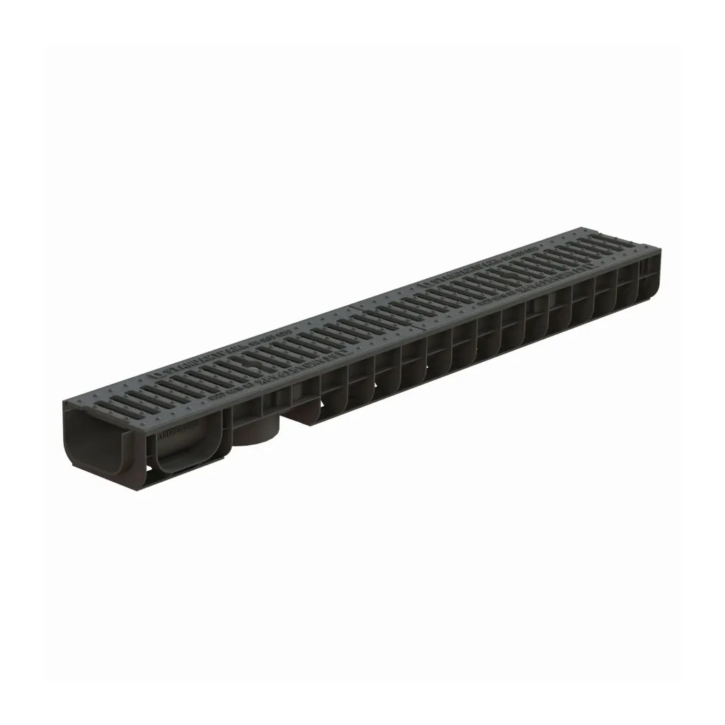 PP ALAP LN100 Hext.80 ereszcsatorna-készlet klasszikus C250 ÖNTÖTTVAS rács 1000x156x80 (080080283031)