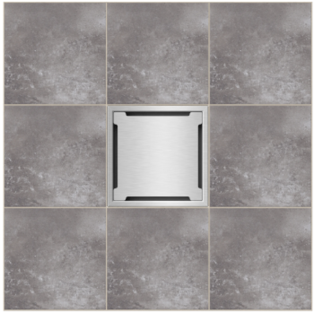 ROZSDAMENTES szifon 250x250 nyílásfedél függőleges kimenettel DN150 R50 250x250x314 (0522.15.11.2)