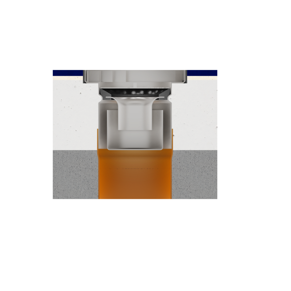 ROZSDAMENTES szifon 150x150, csúszásmentes grillsütő típusú függőleges kimenettel DN110 L15 151x151x130 (0525.10.11.3.3-1-EU)