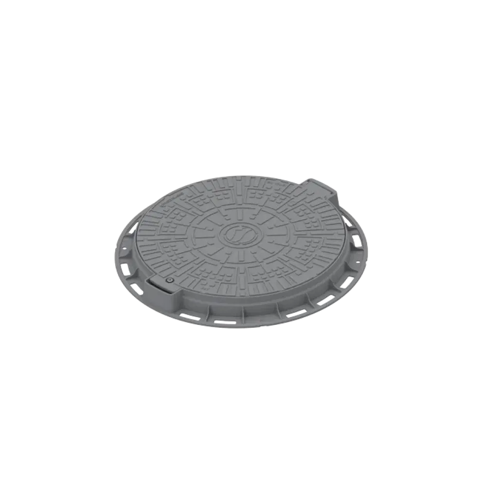 Borító PP URBAN Szürke kerek, nem körhinta D.800 PL.600 Hext.80, A15 zárral (35288-24)