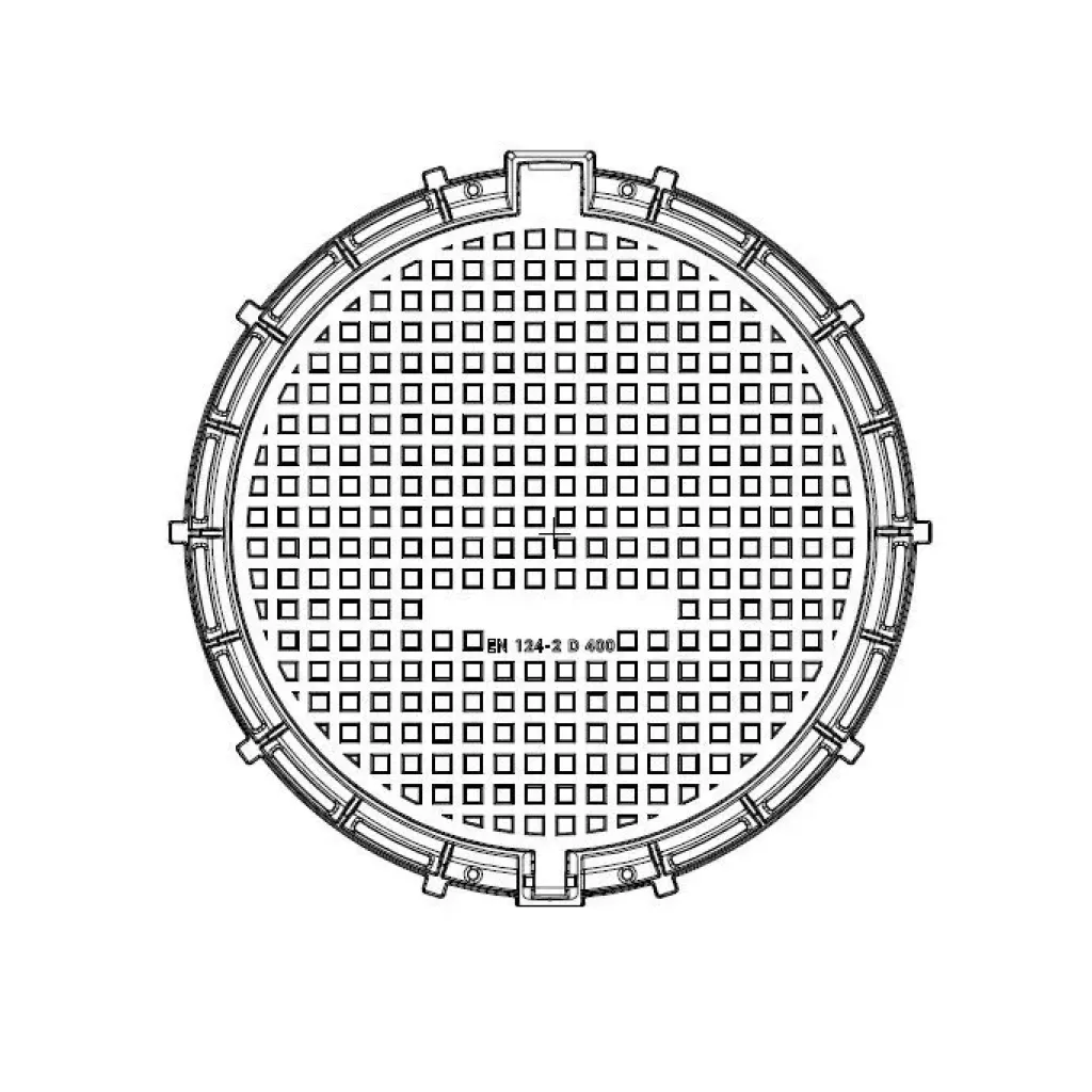 FONTA URBAN kerek fedél D.990 PL.800 Hext.110 zárral D400 (998011FD)