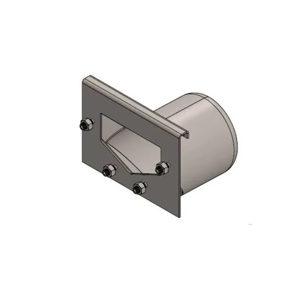 INOX ROZSDAMENTES A típusú véglap DN100 csappal LN100 ereszcsatornához 130x160x149 (992330)