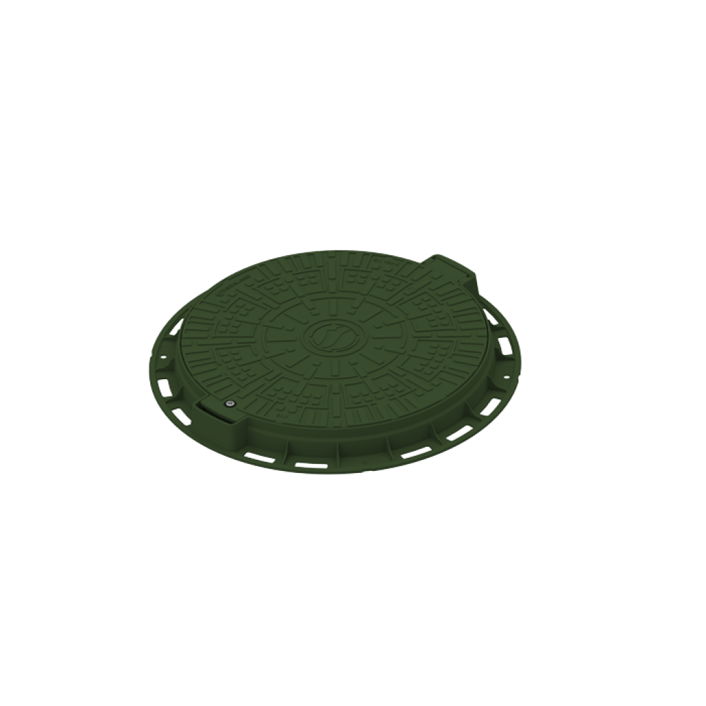 Borító PP URBAN Zöld kerek nem hordozható D.800 PL.600 Hext.80 A15 zárral (35288-22)