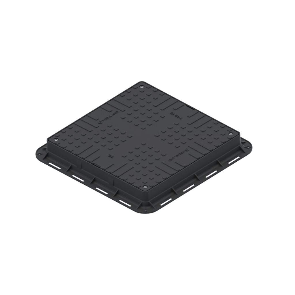 Borító PP URBAN Fekete, négyzet alakú, nem körhinta 700x700 PL.550x550 Hext.80 4 db rögzítővel A15 (35487-20)